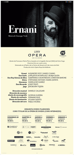 Cartel de fachada Ernani